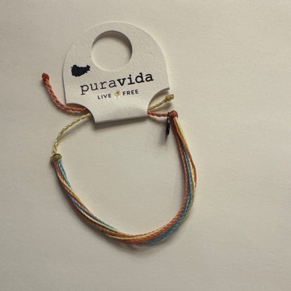 Pura Vida Pastel Rainbow Bracelet